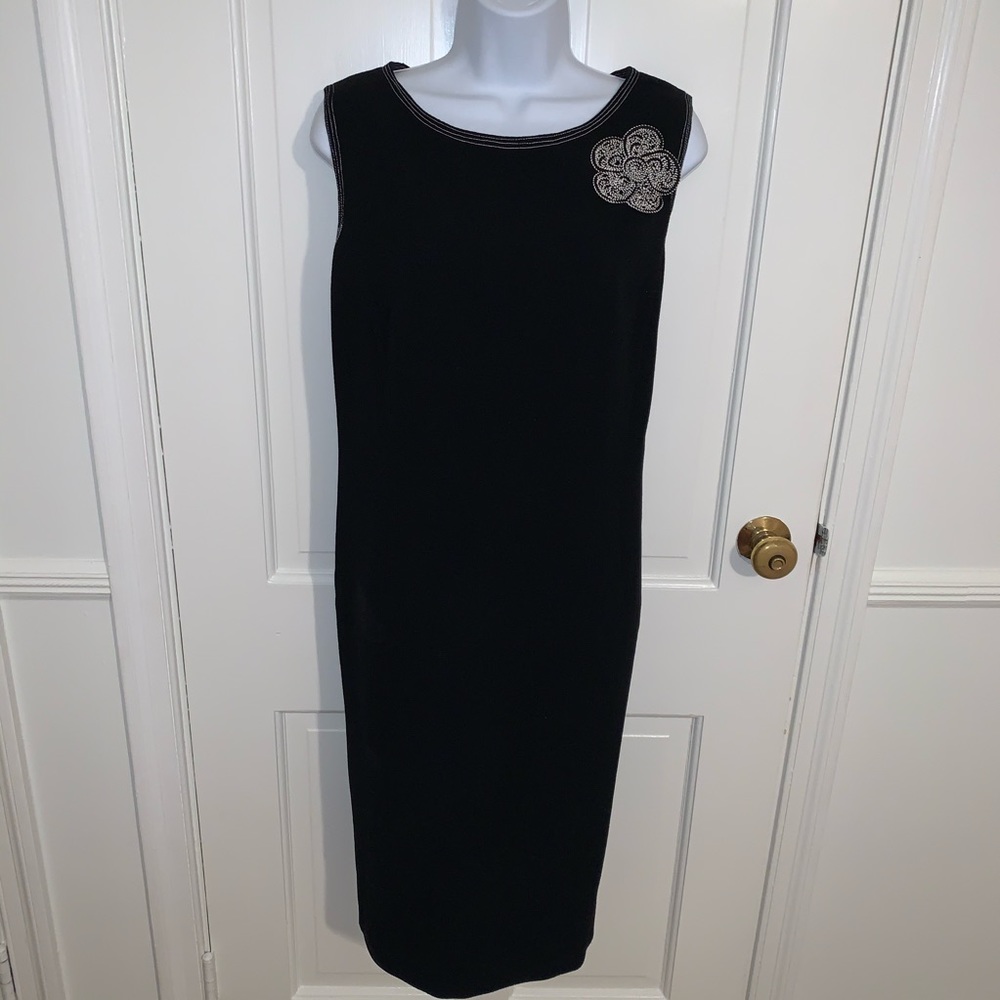 ESCADA Vintage Black Sheath Dress